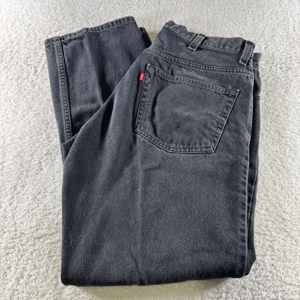 VTG Y2K 2000s Levi's 505 Regular Fit Straight Leg Red Tab Denim‎ Jeans 38x32